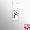 White Snap Frame & Wall Cables Kit A4   for sale online in UK