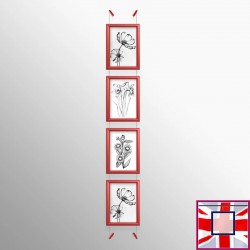 Red Snap Frame & Wall...