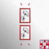 Red Snap Frame & Wall Cables Kit A4