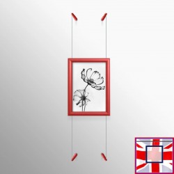 Red Snap Frame & Wall Cables Kit A4 for sale online in UK