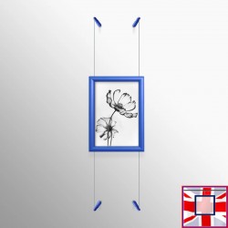 Blue Snap Frame & Wall Cables Kit A4  for sale online in UK
