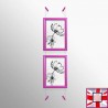 Pink Snap Frame & Wall Cables Kit A4 for sale online in UK
