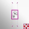 Pink Snap Frame & Wall Cables Kit A4 for sale online in UK