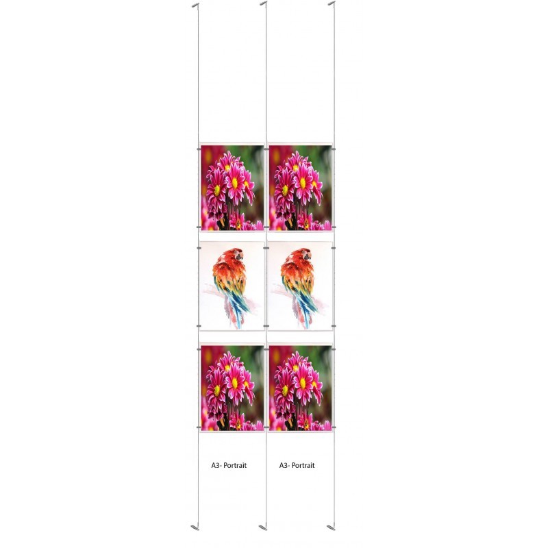 Cable Display Wall to Wall Multi Wire Kit A3 | PHC LONDON