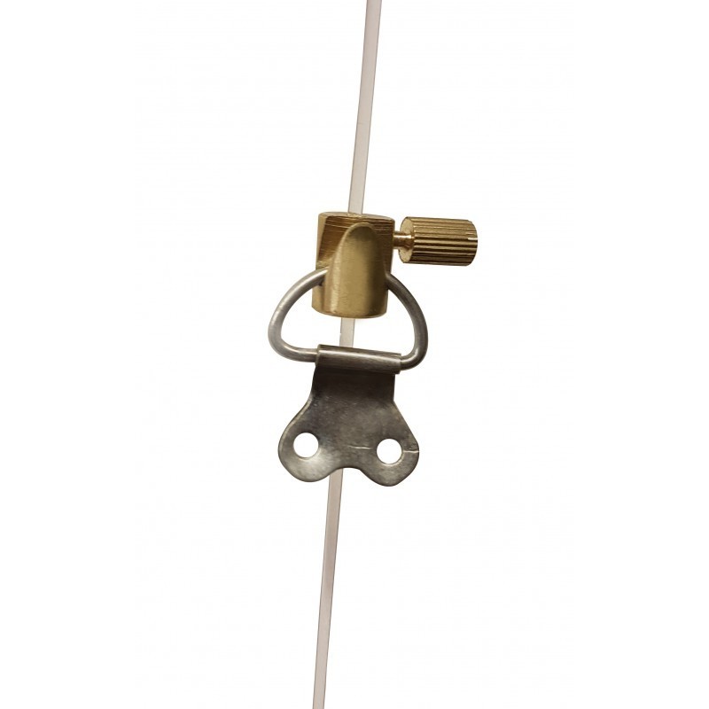 How to Use the Brass Cylinder Hook for Picture Hanging Wire System